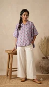 K 924 Vol 3 By Naisha Cotton Printed Ladies Kaftan Style Shirt Tops 
